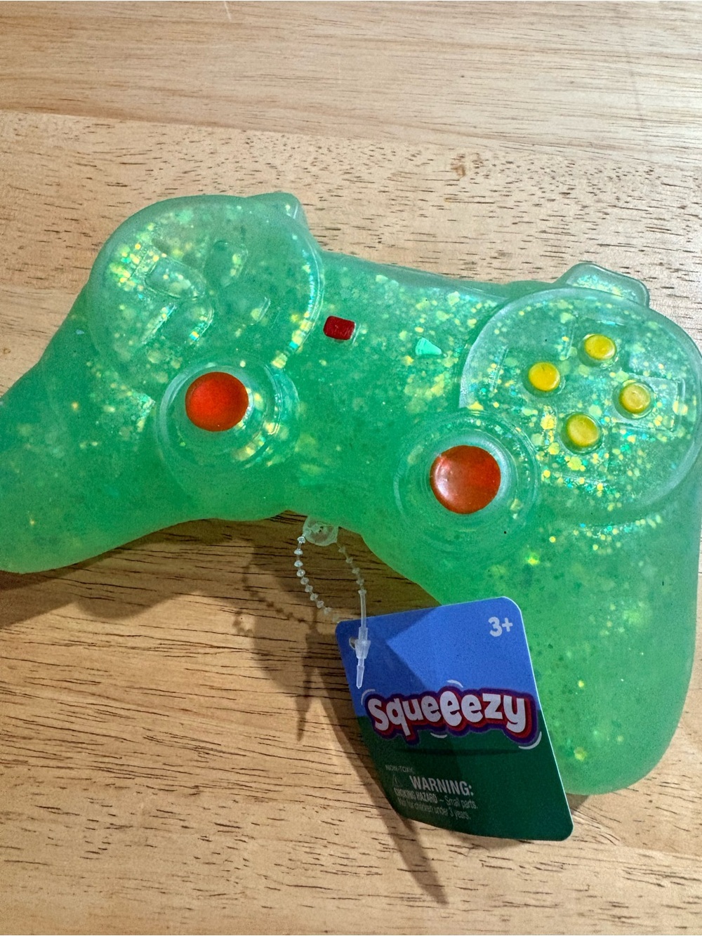 Squeeezy Sugar Squeeze Game Controller – Green Glitter - Picture 2 of 3